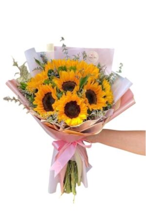 Arreglo Floral Ramo Girasol Sol
