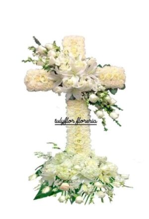 Arreglo Fúnebre Cruz Lilium